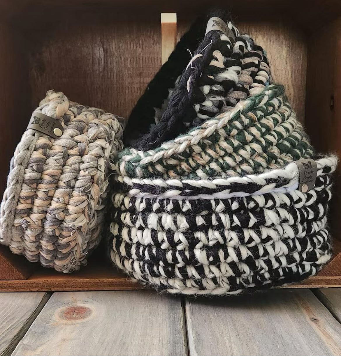 Crocheted Storage