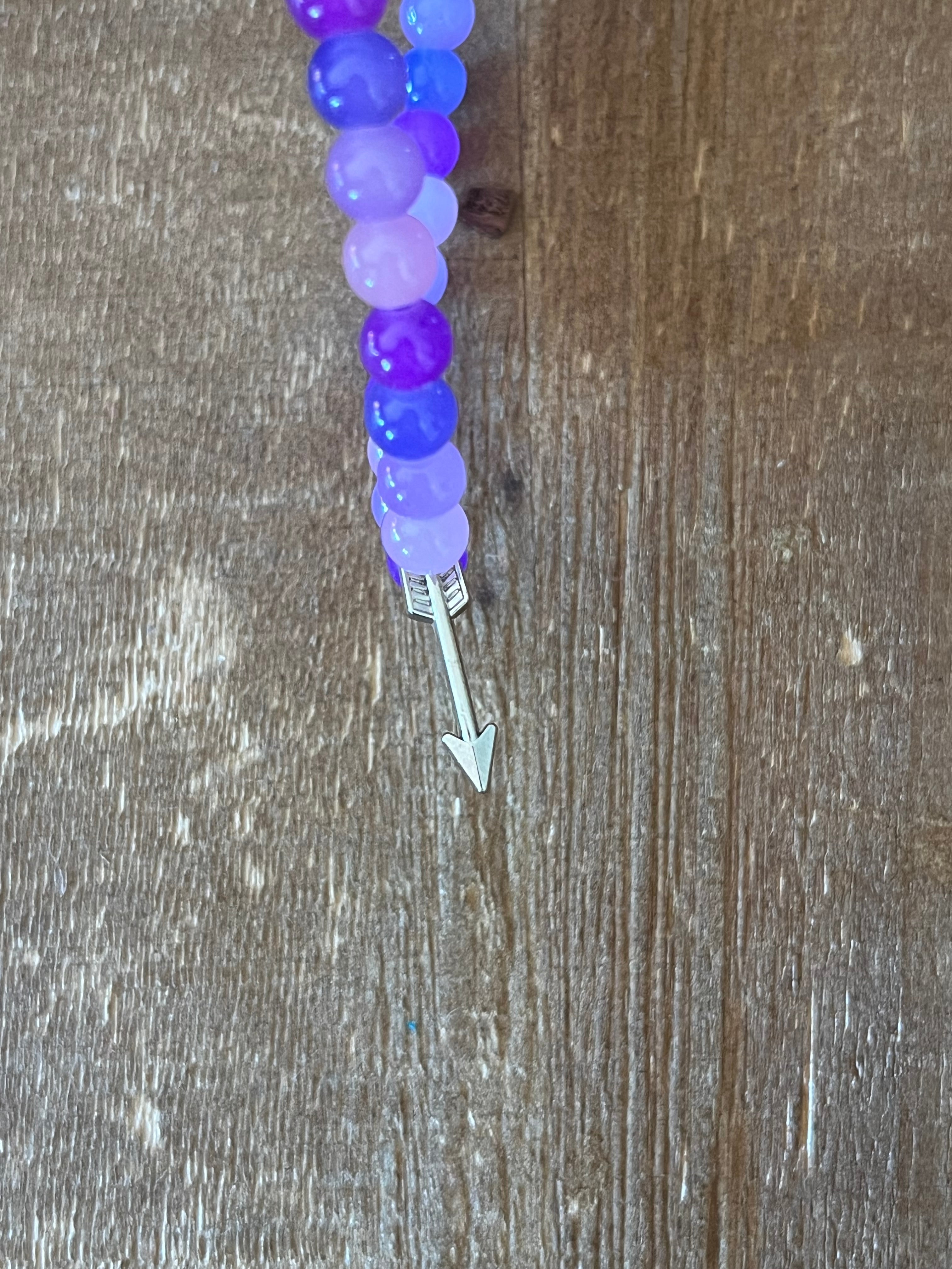 Purple Arrow Bracelet