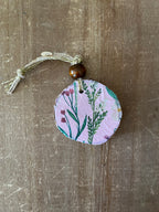 Dearest Gentle Reader: Double Sided Purple Ornament Design 2