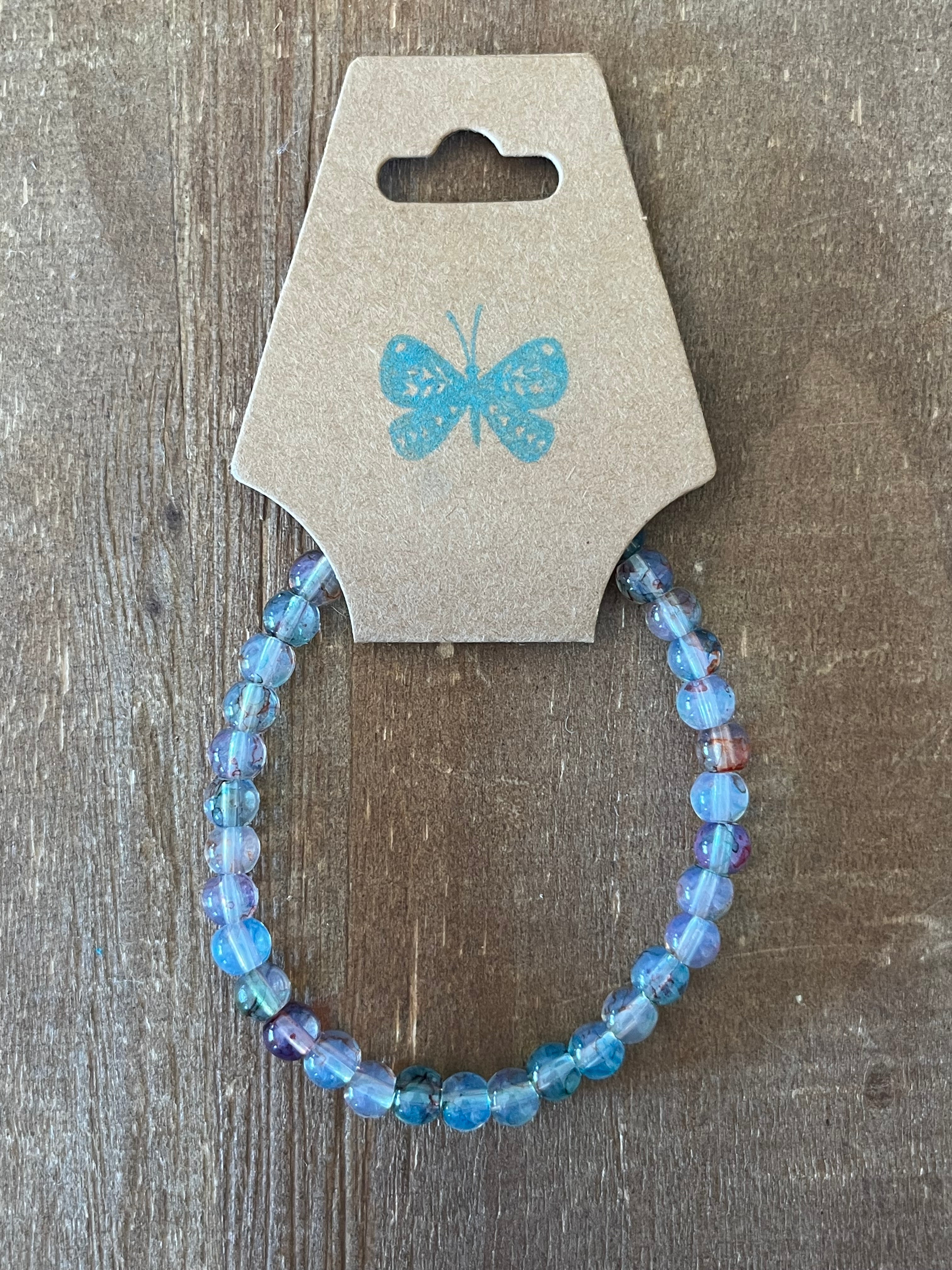 Opalite Ink Patterned Bracelet