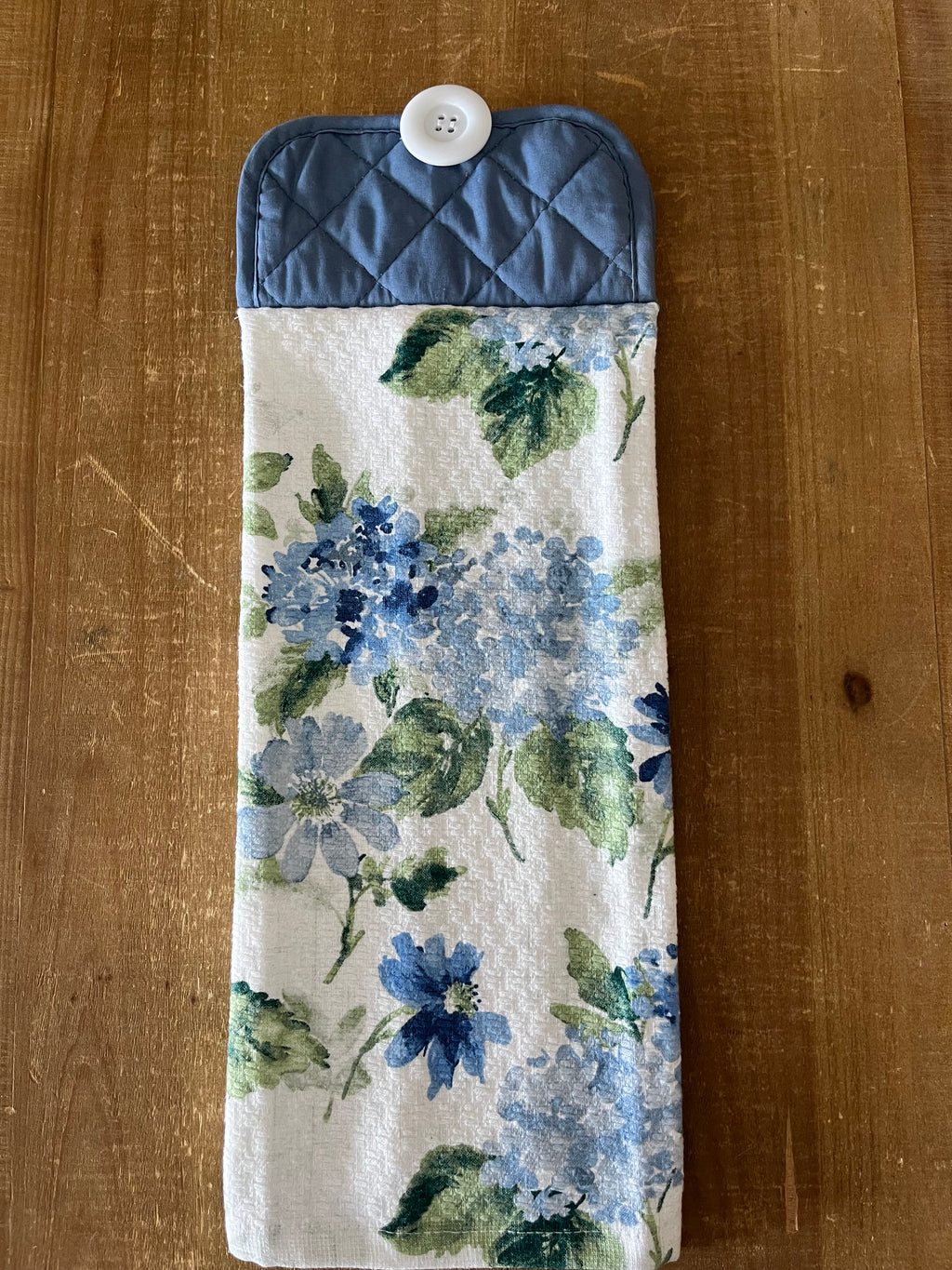 Blue Floral Hand Towel