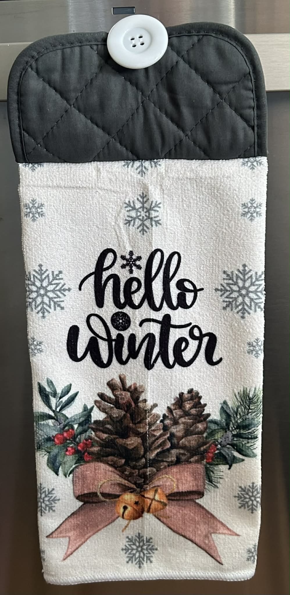 Hello Winter Hand Towel
