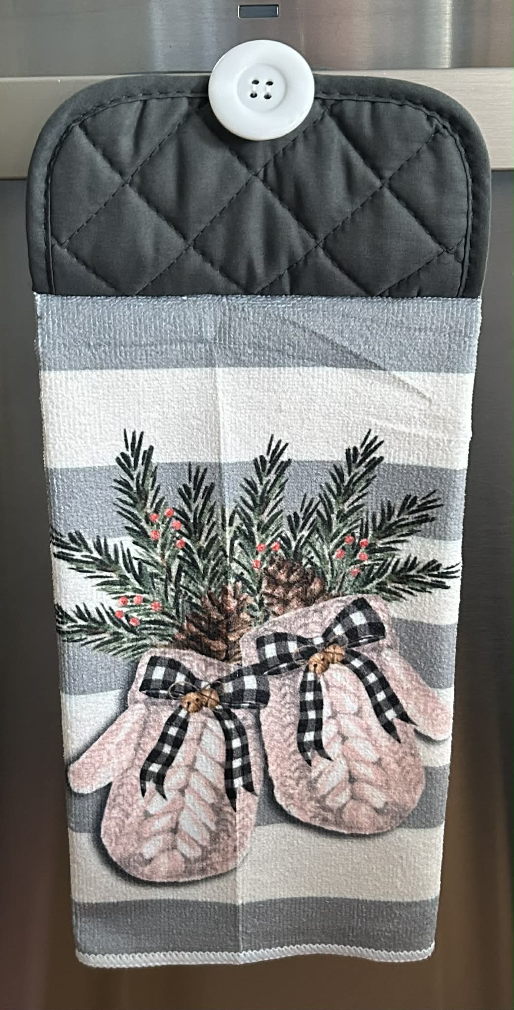 Holiday Mittens Hand Towel
