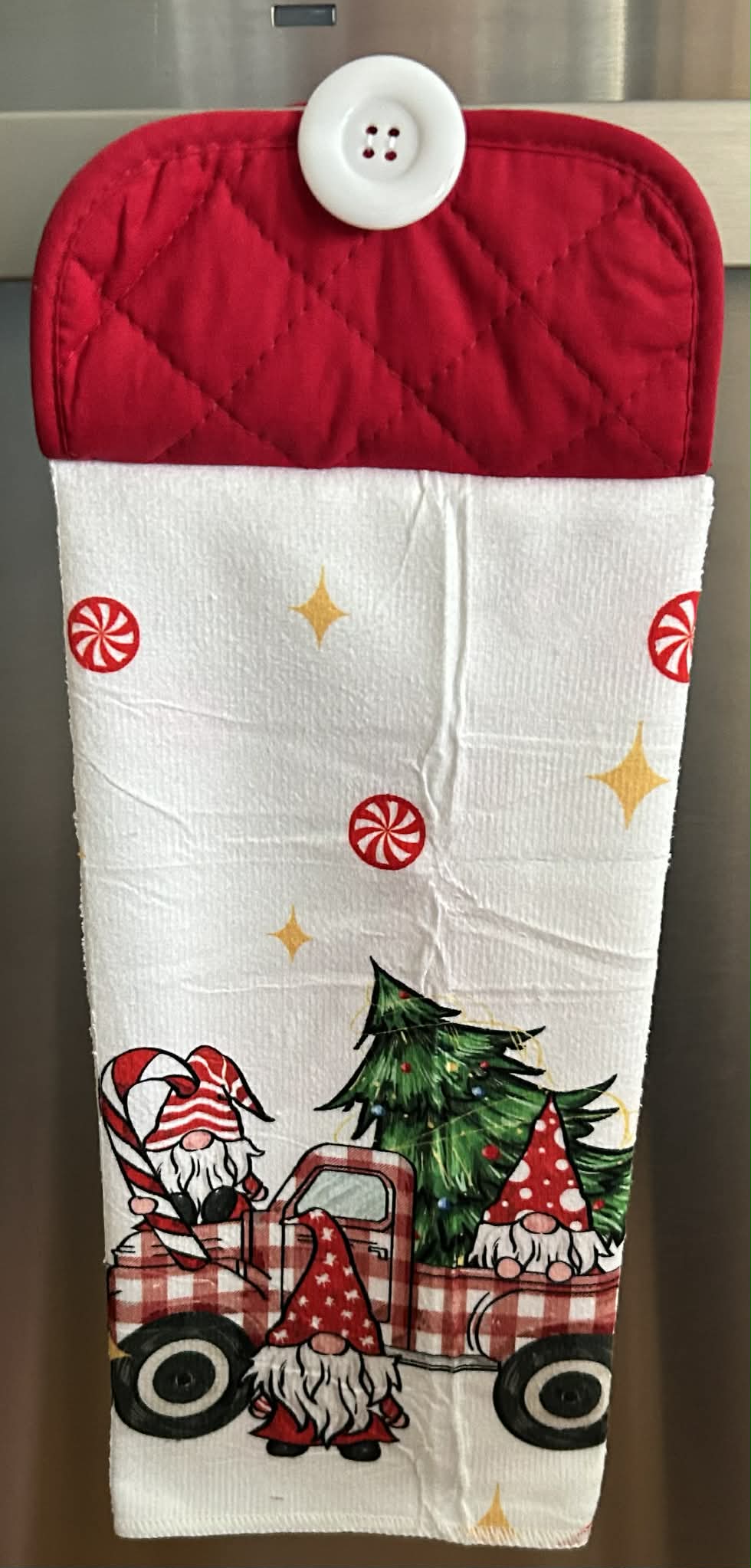 Gnomes, Truck + Tree Hand Towel