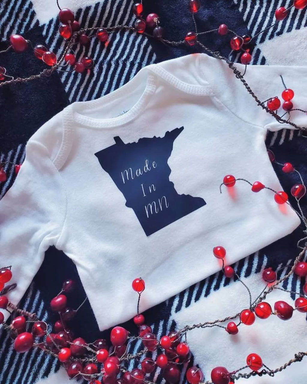 Made in Minnesota Baby Bodysuit
