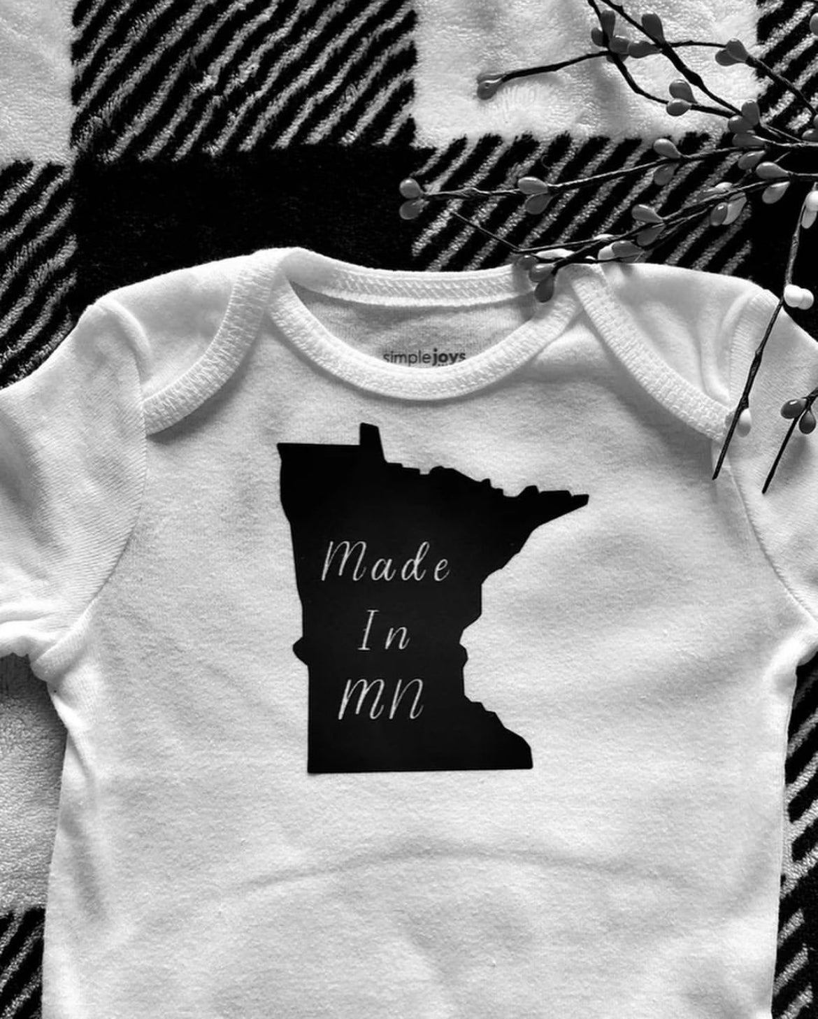Made in Minnesota Baby Bodysuit