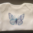 Boho Butterfly Baby Bodysuit