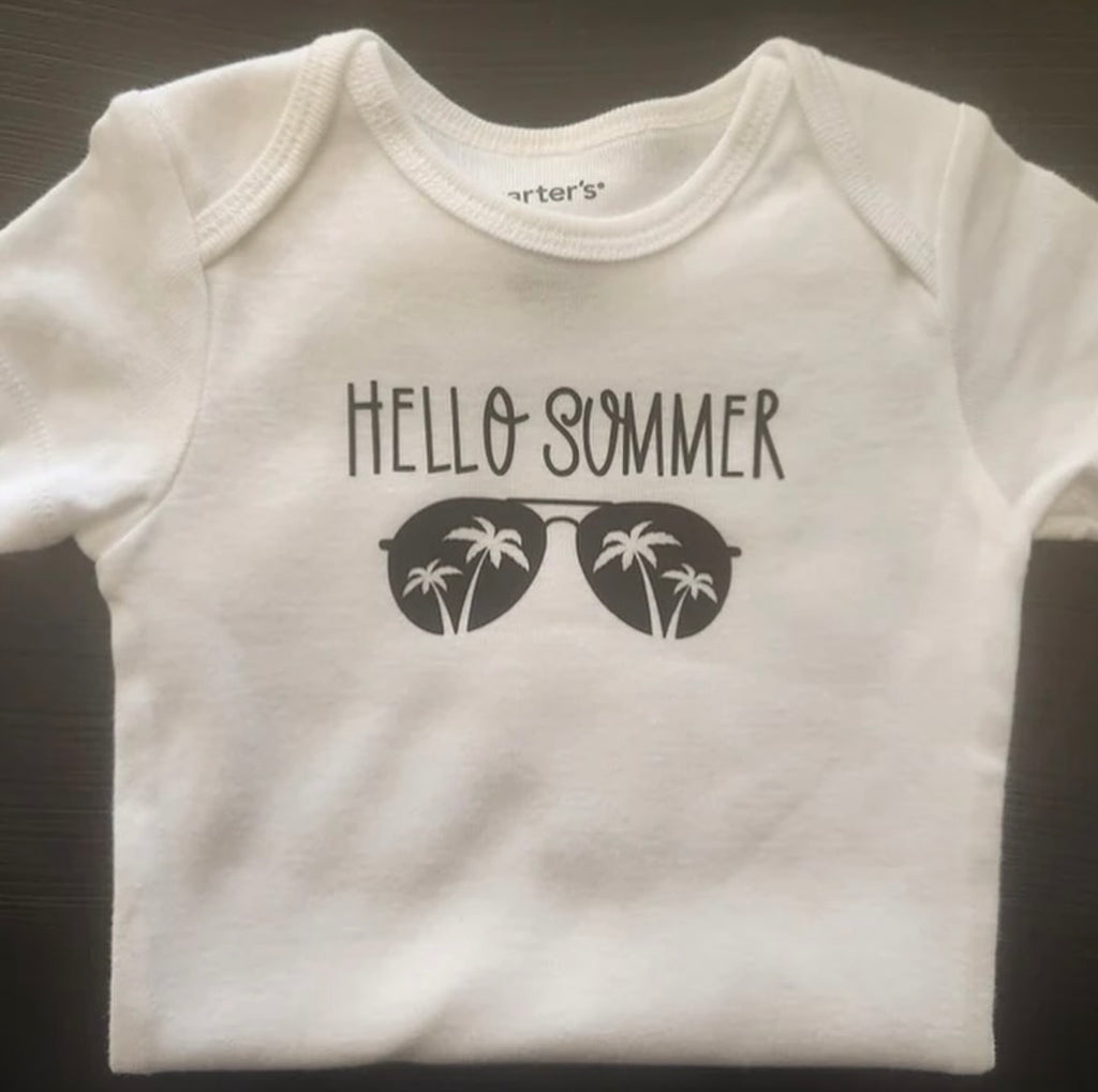 Hello Summer Baby Bodysuit