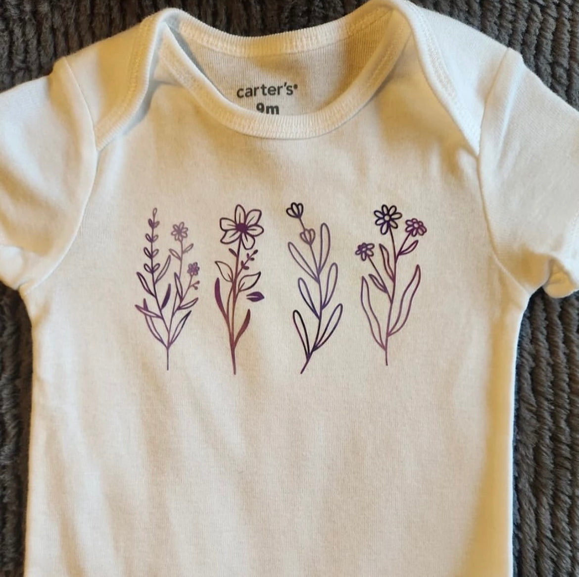 Wildflower Baby Bodysuits
