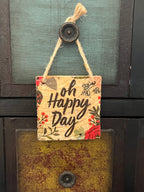 Oh Happy Day: Wood Ornaments