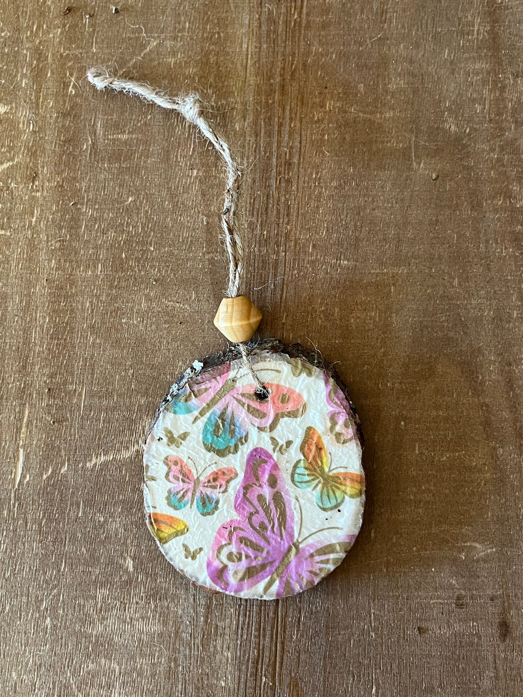 Multicolored Butterflies Ornament