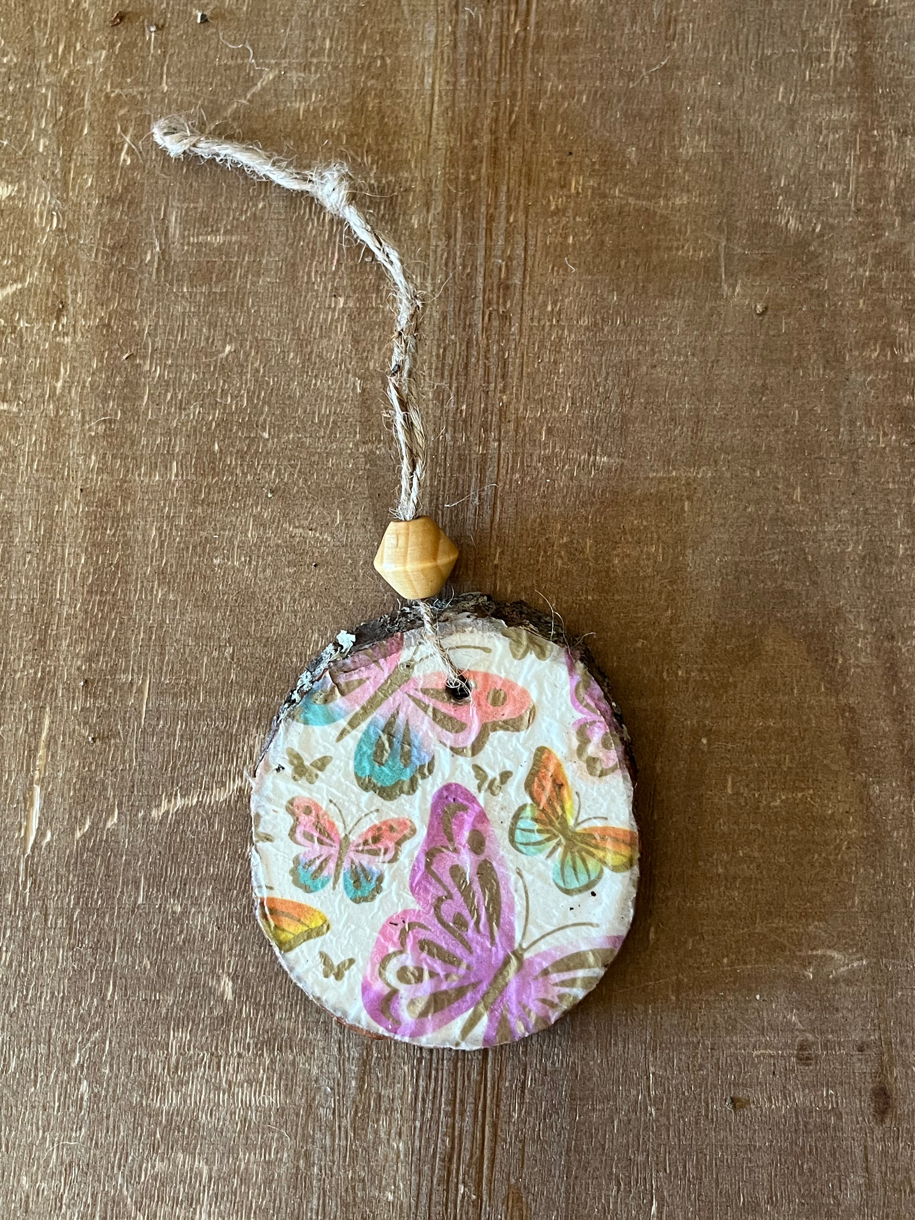 Multicolored Butterflies Ornament