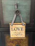 Love Square Ornament