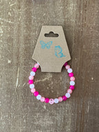 Pink and Purple Bracelet Set