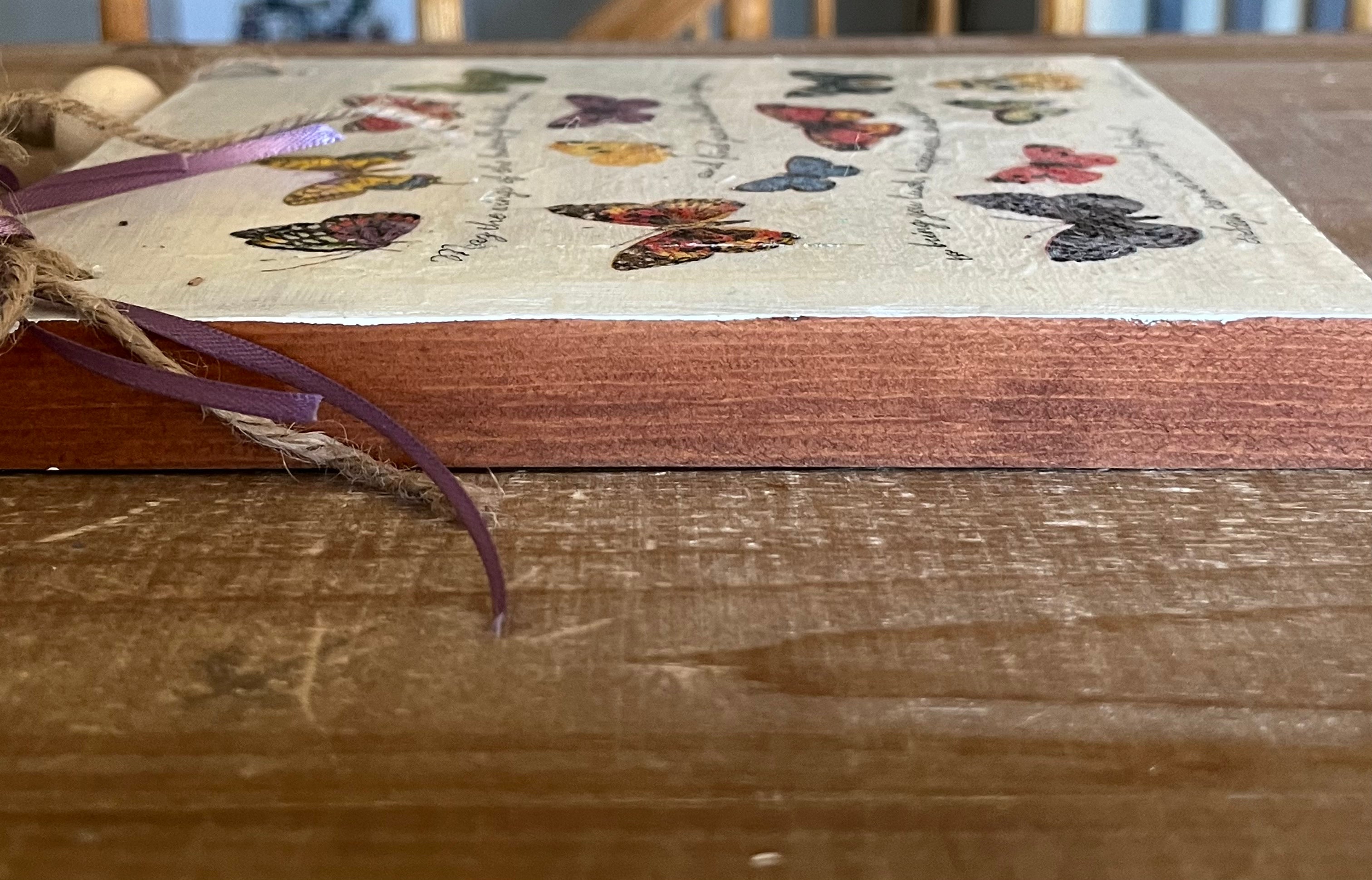 Irish Blessing + Butterfly Wall Hanging