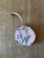 Dearest Gentle Reader: Double Sided Purple Ornament Design 2