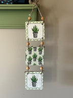 Tri-Succulent Wall Hanging: Design 2