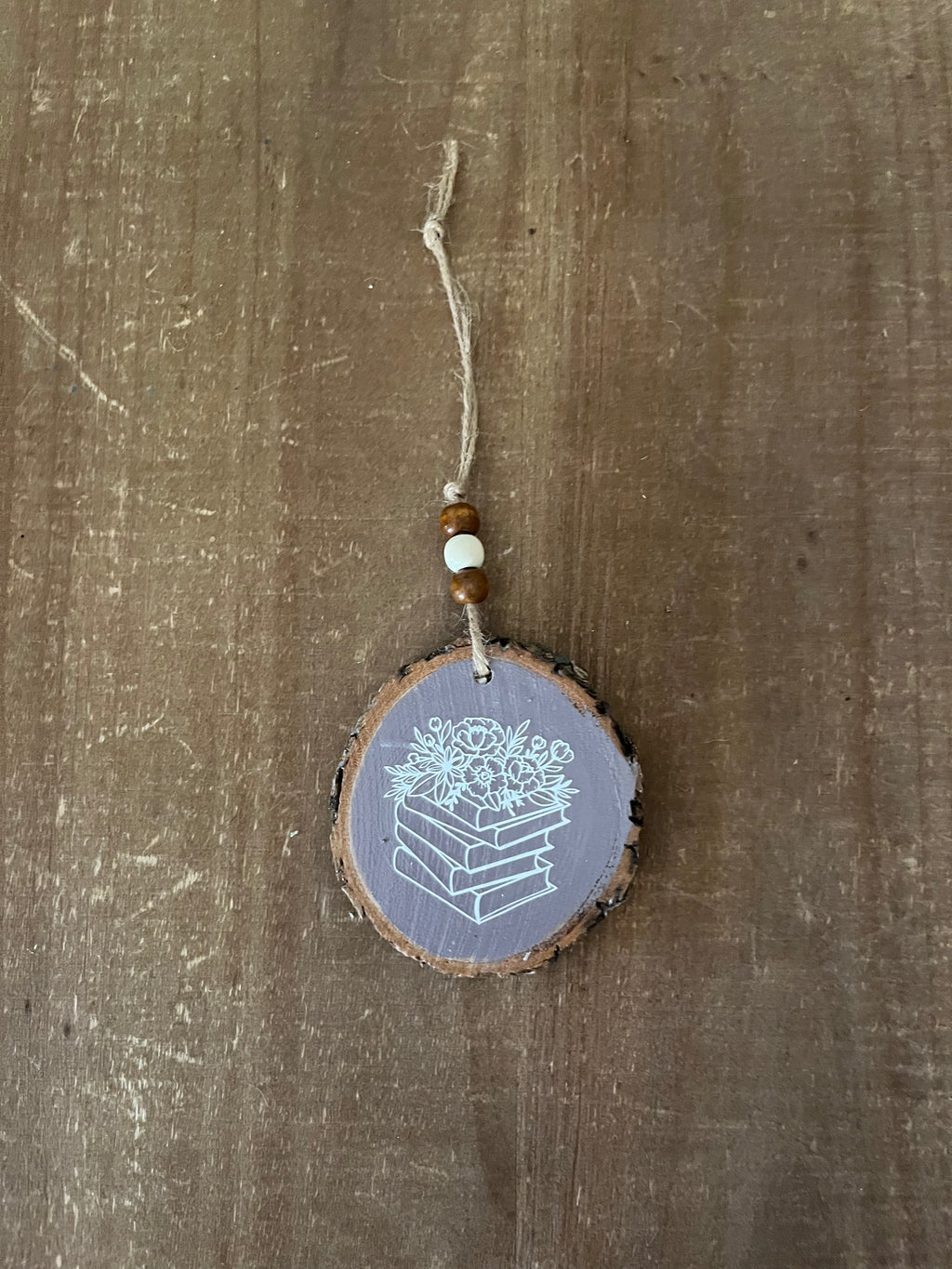 Dearest Gentle Reader: Double Sided Purple Ornament