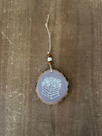 Dearest Gentle Reader: Double Sided Purple Ornament