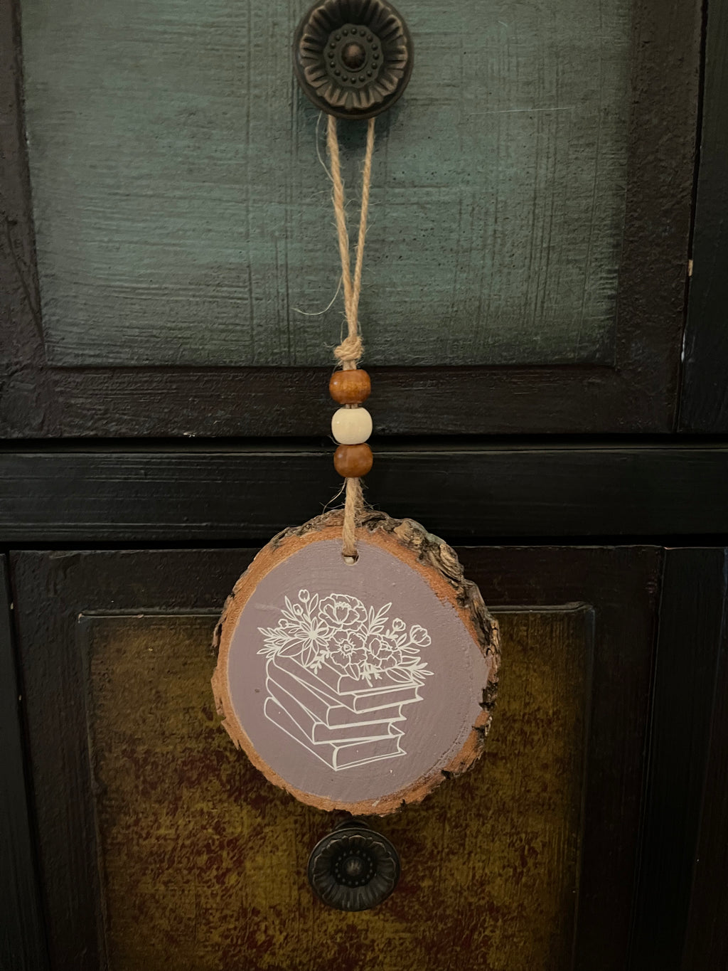 Dearest Gentle Reader: Double Sided Purple Ornament