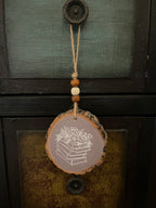 Dearest Gentle Reader: Double Sided Purple Ornament