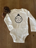 Baby's First Christmas Baby Bodysuit