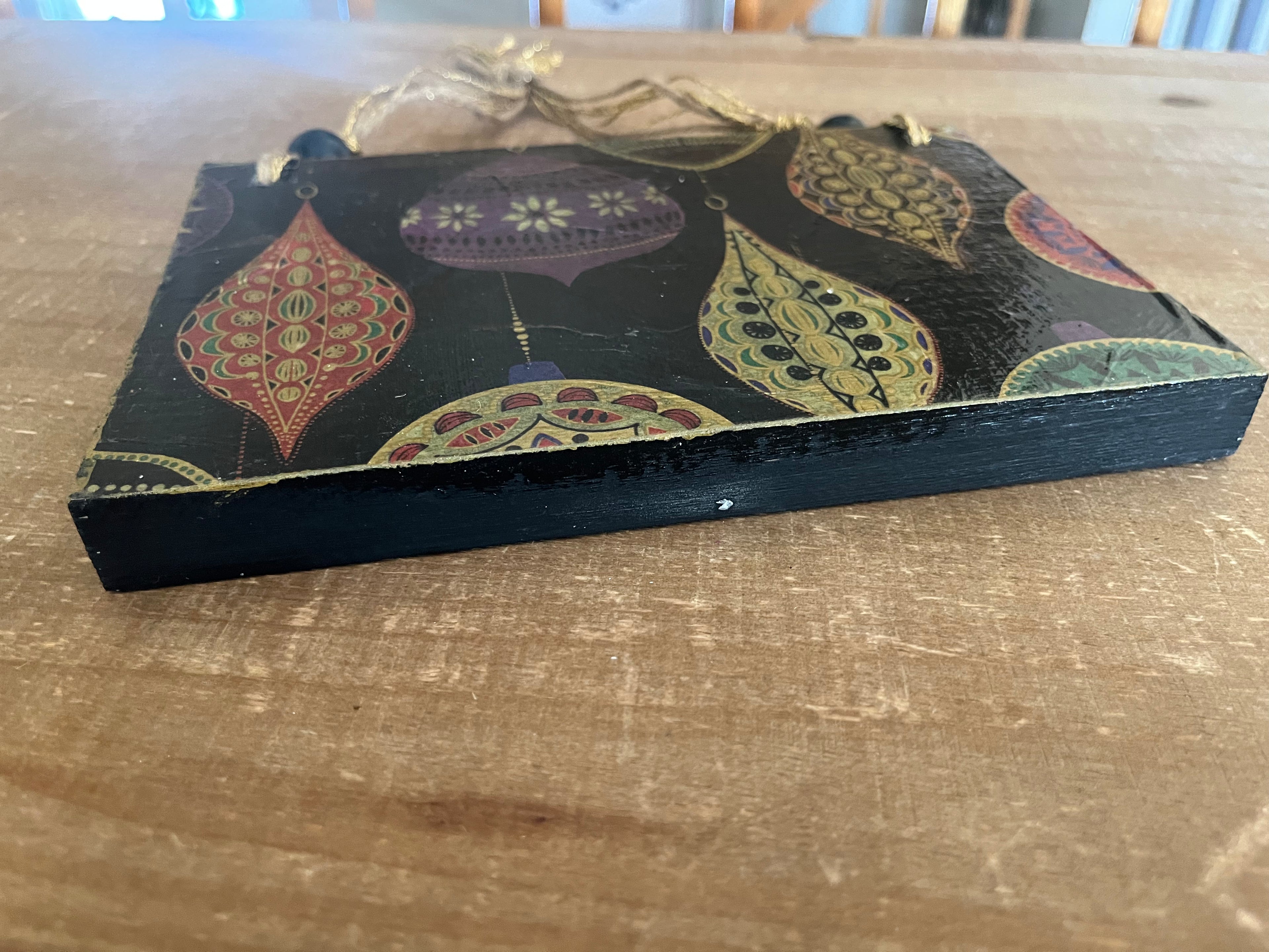 Vintage Christmas Ornament Wall Hanging - Version 1