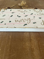 Merry, Joy, Noel Wall Hanging