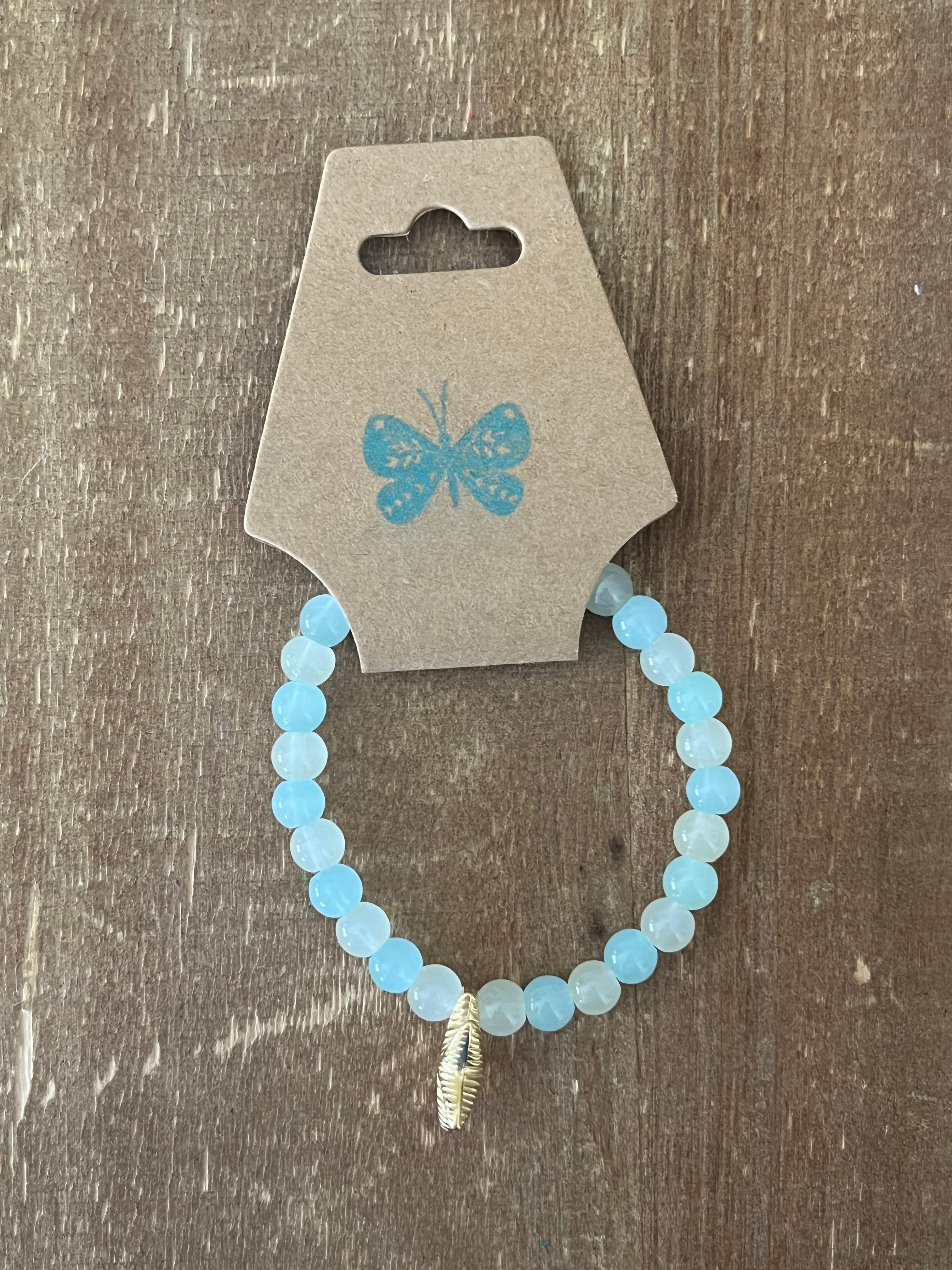 Aquamarine Bracelet Set