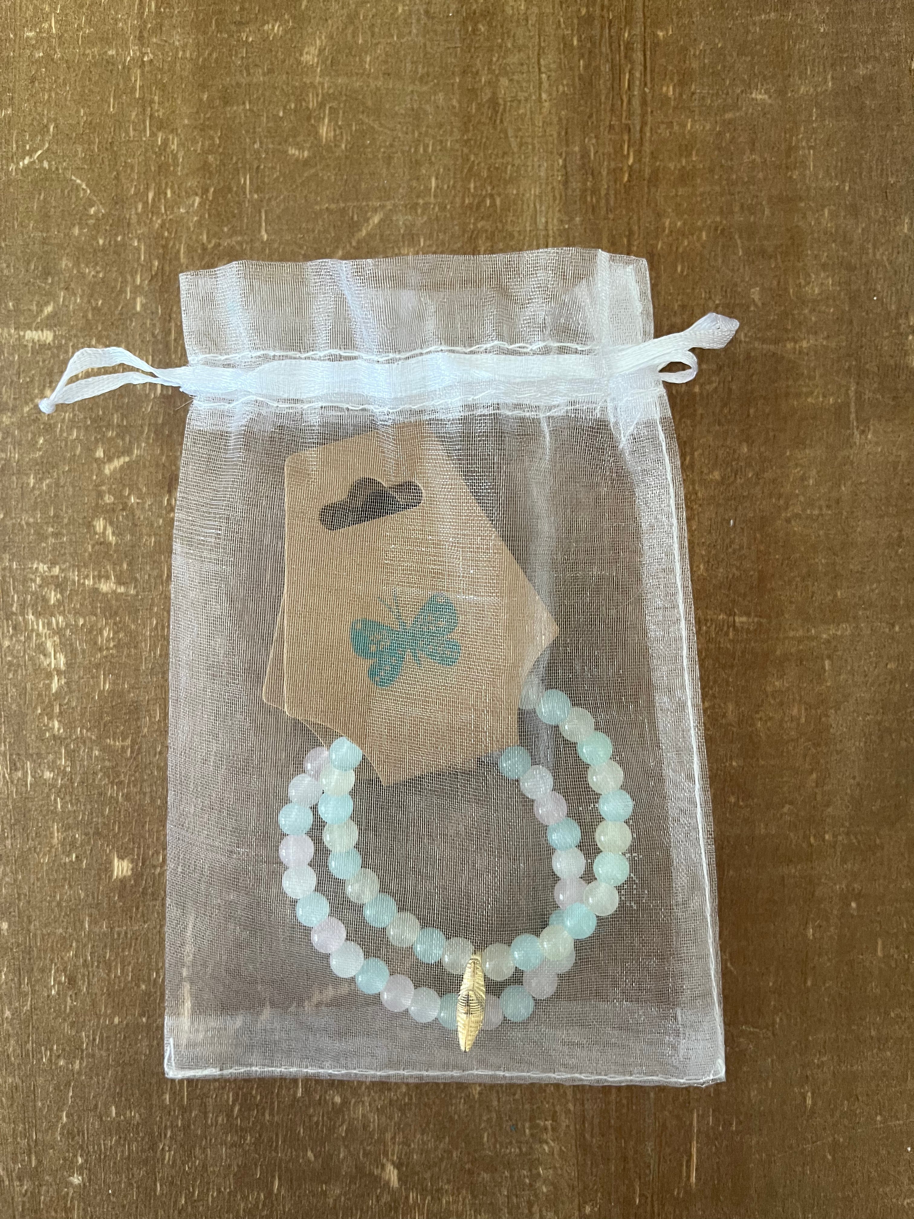 Aquamarine Bracelet Set