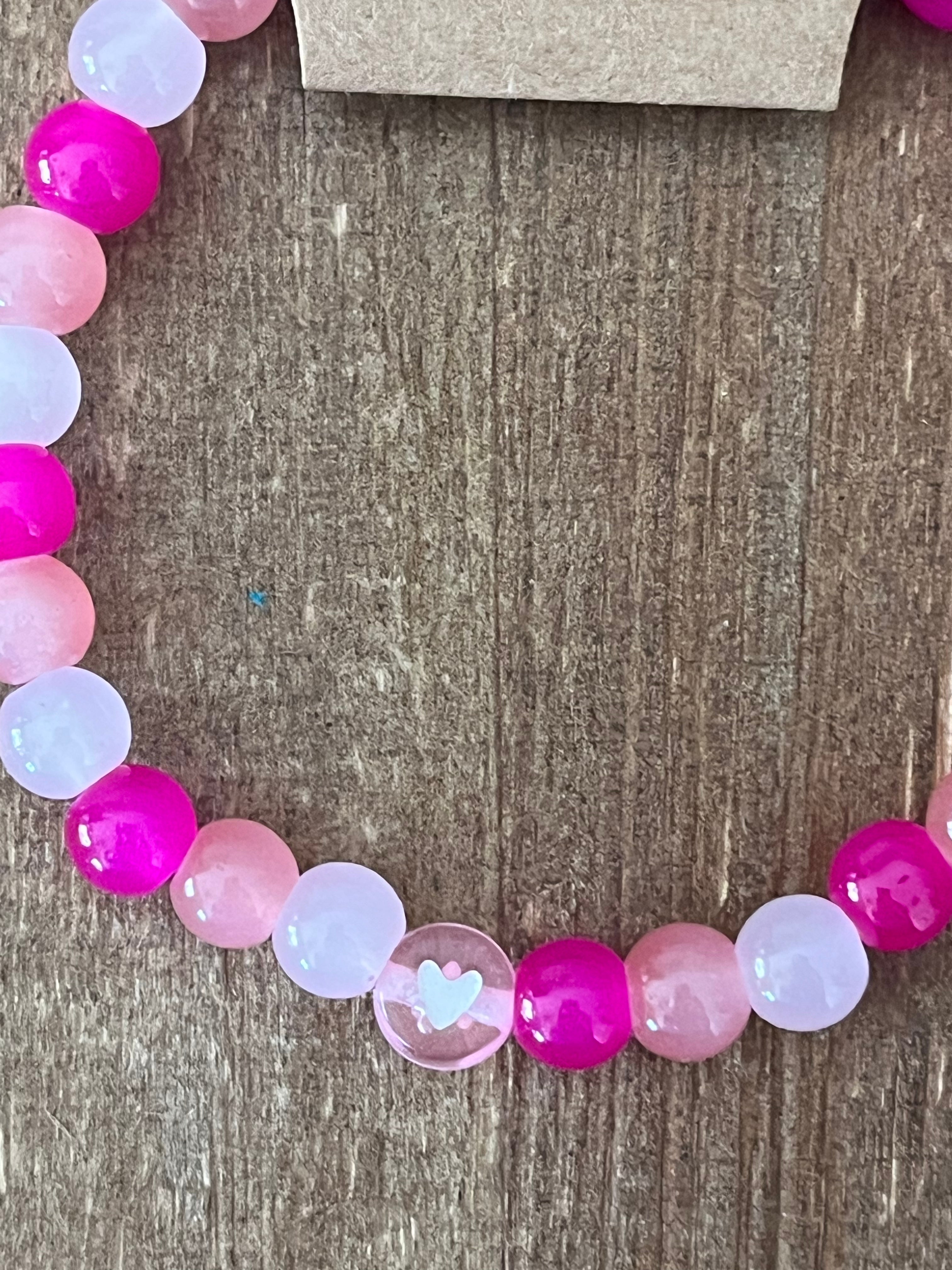 Pink Heart Bracelet