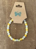 Yellow Smiley Face Bracelet