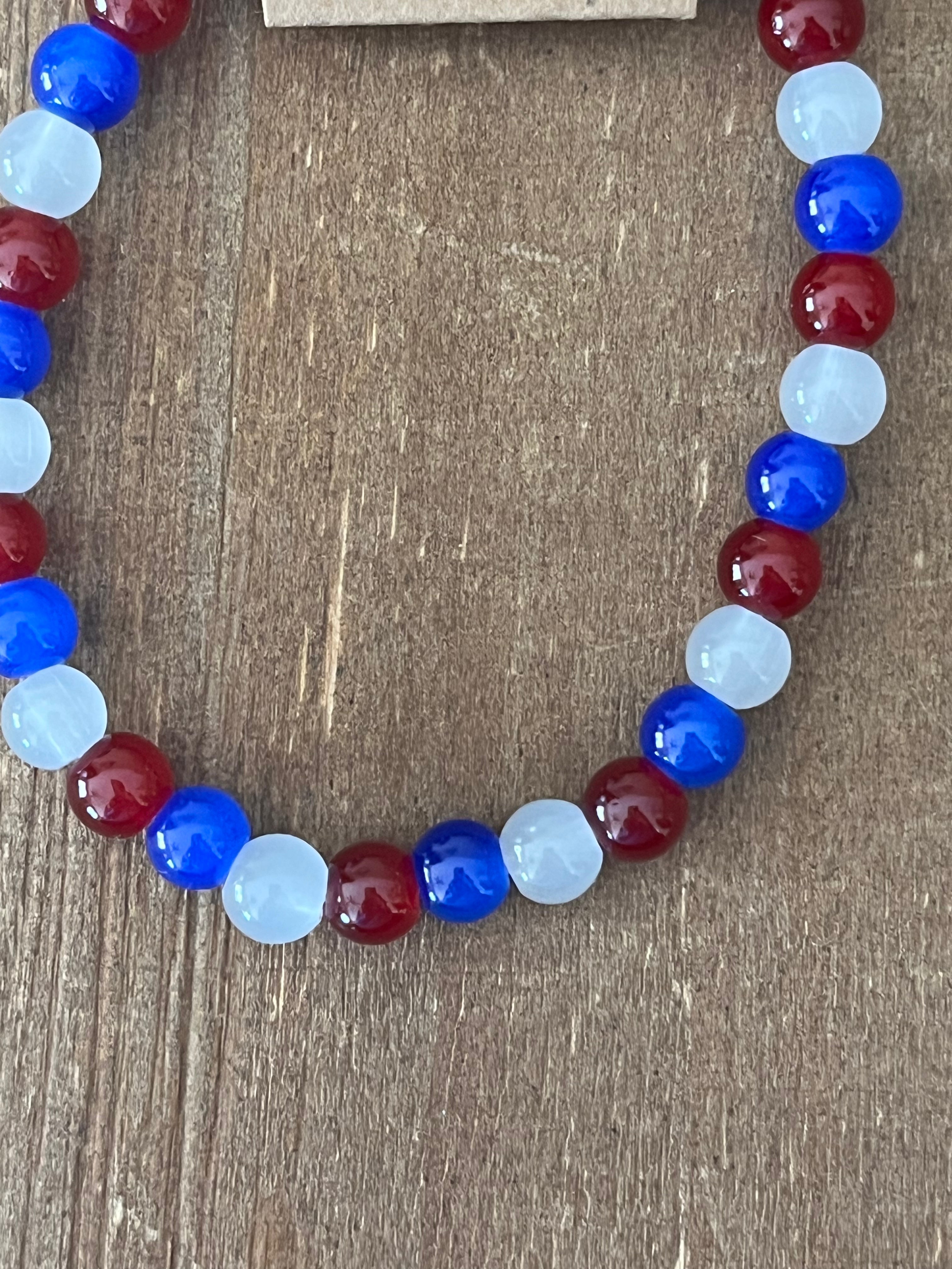 Red, White, and Blue Bracelet