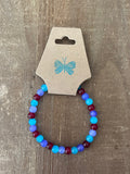 Red, Blue, and Purple Bracelet