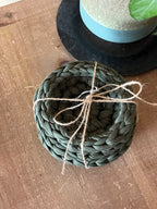 Eucalyptus Green Crocheted Coaster Set