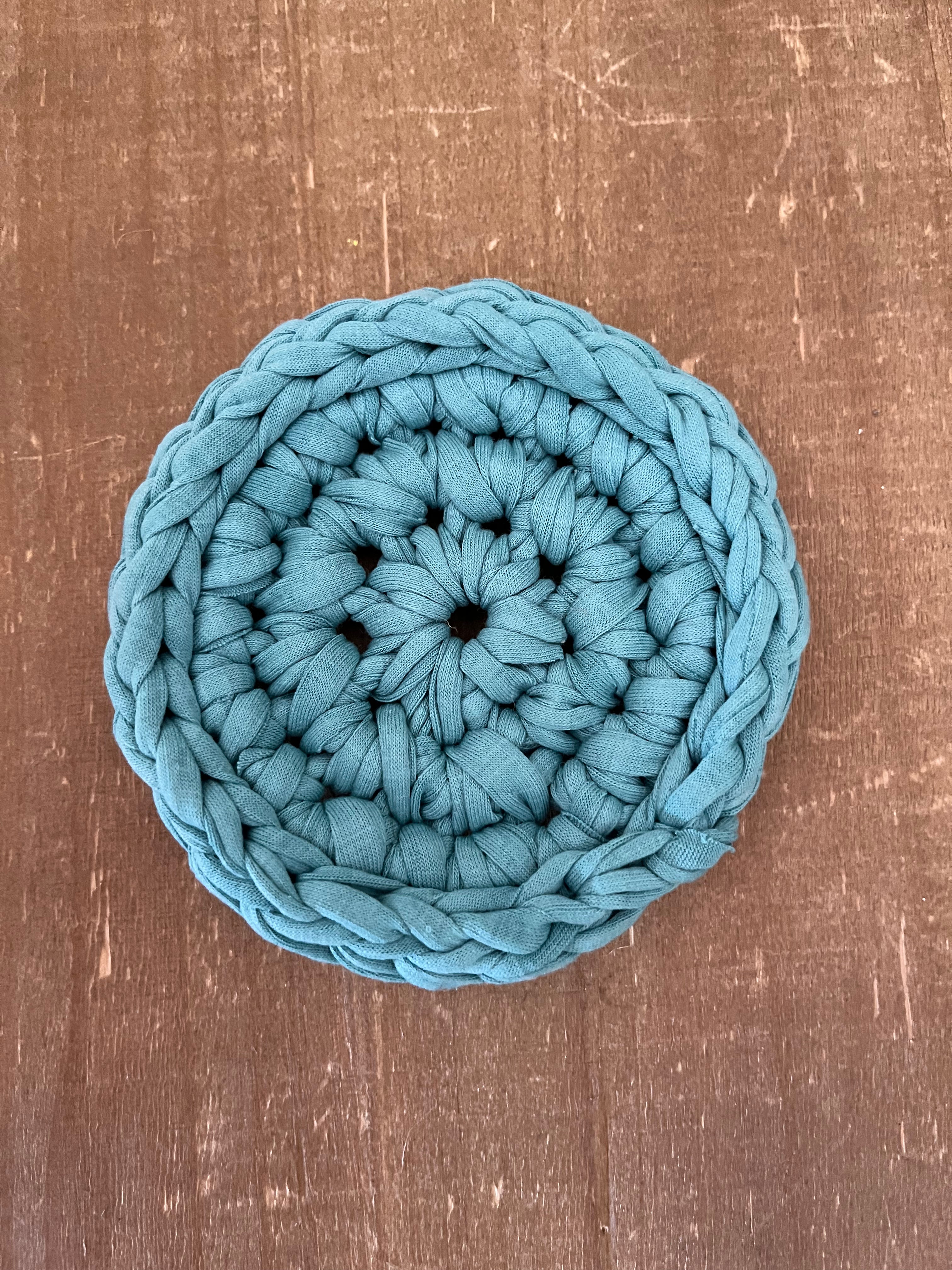 Jade Crocheted Coaster Set