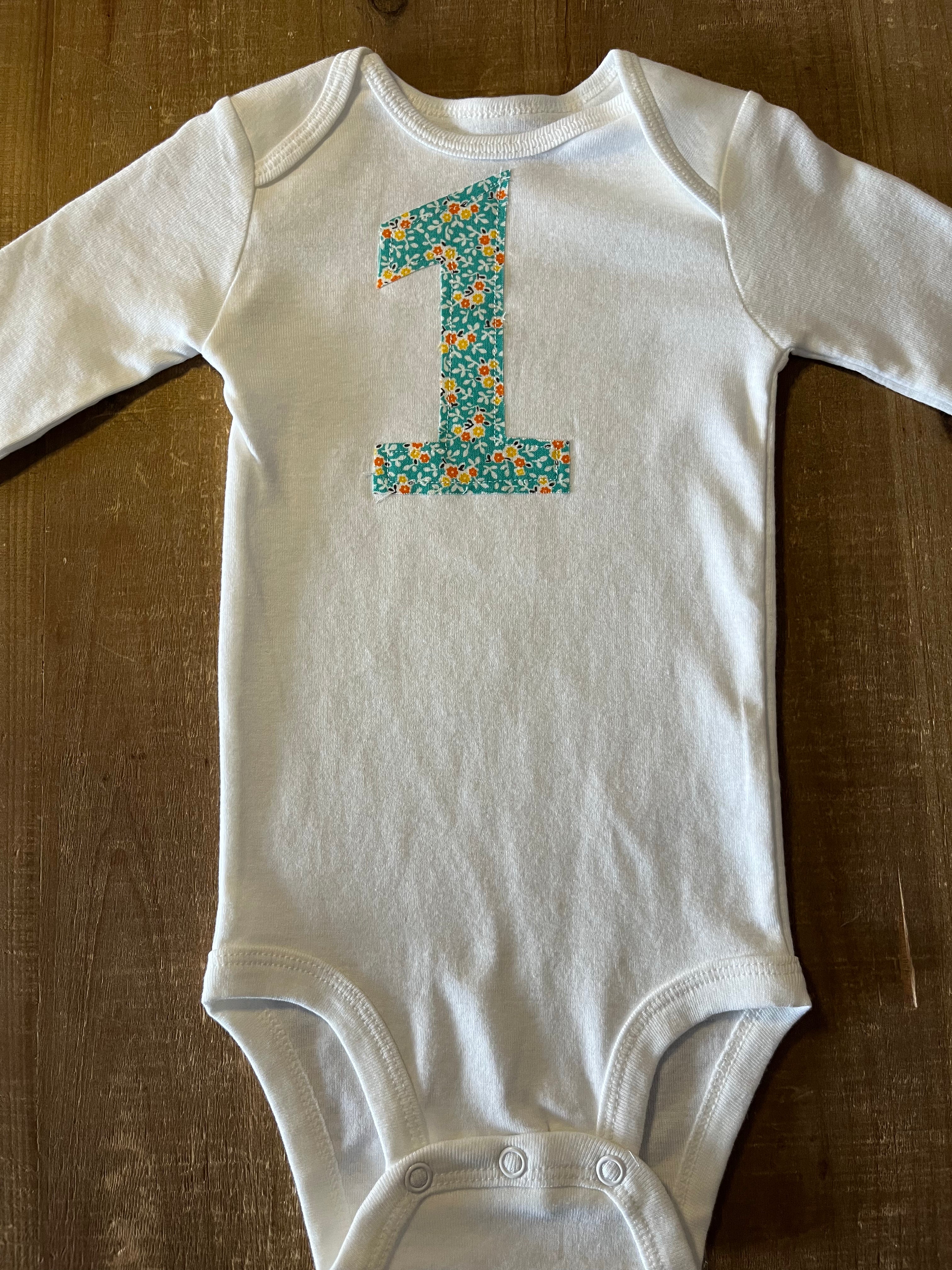 First Birthday Baby Bodysuit