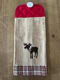 Winter Moose Hand Towel