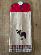 Winter Moose Hand Towel