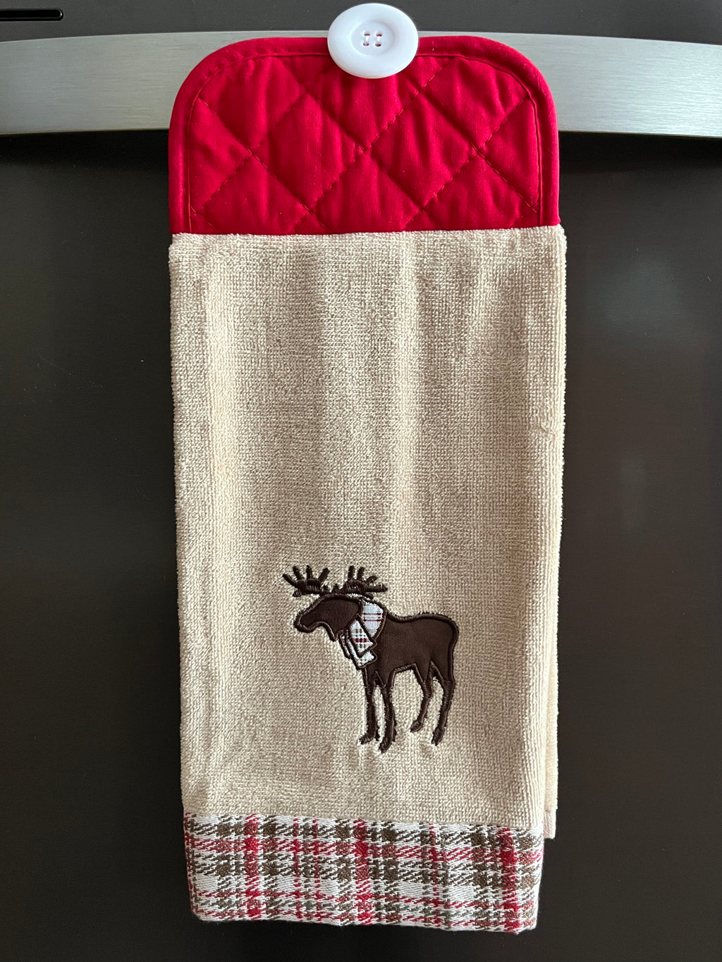 Winter Moose Hand Towel