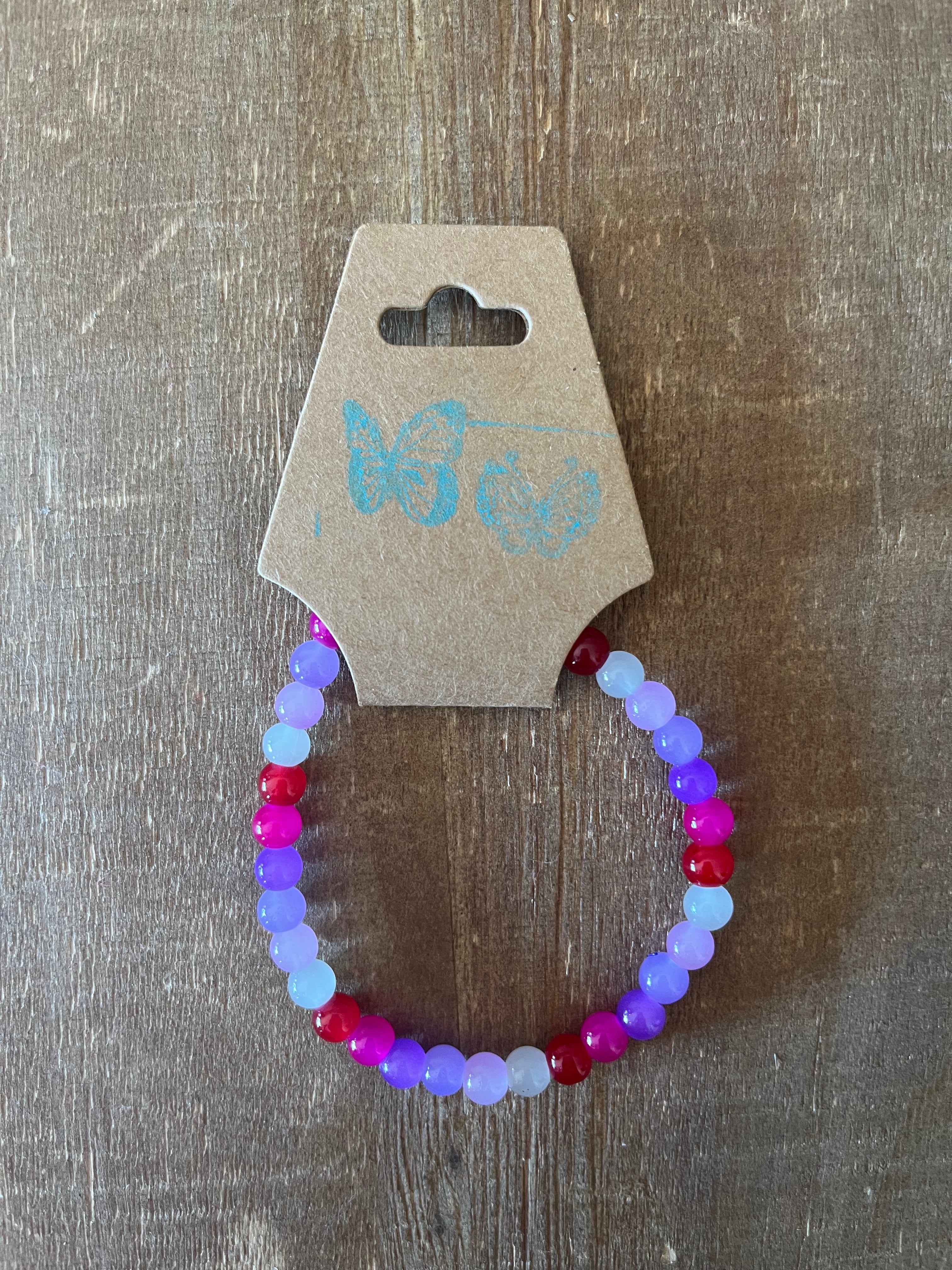 Purple and Pink Bracelet