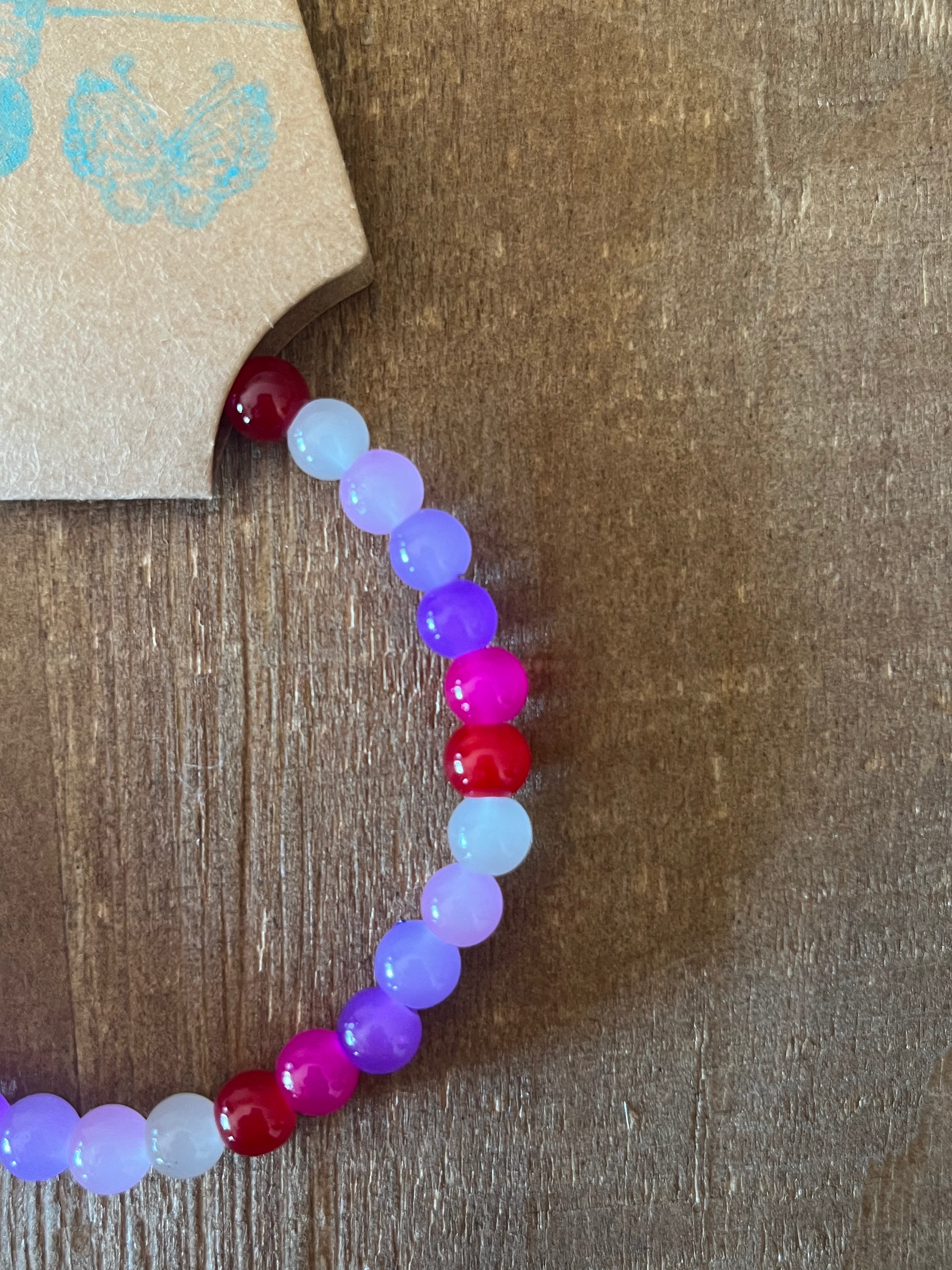 Purple and Pink Bracelet