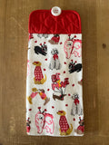 Valentine Dogs Hand Towel