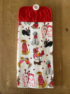 Valentine Dogs Hand Towel