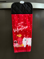 My Dog is my Valentine Hand Towel