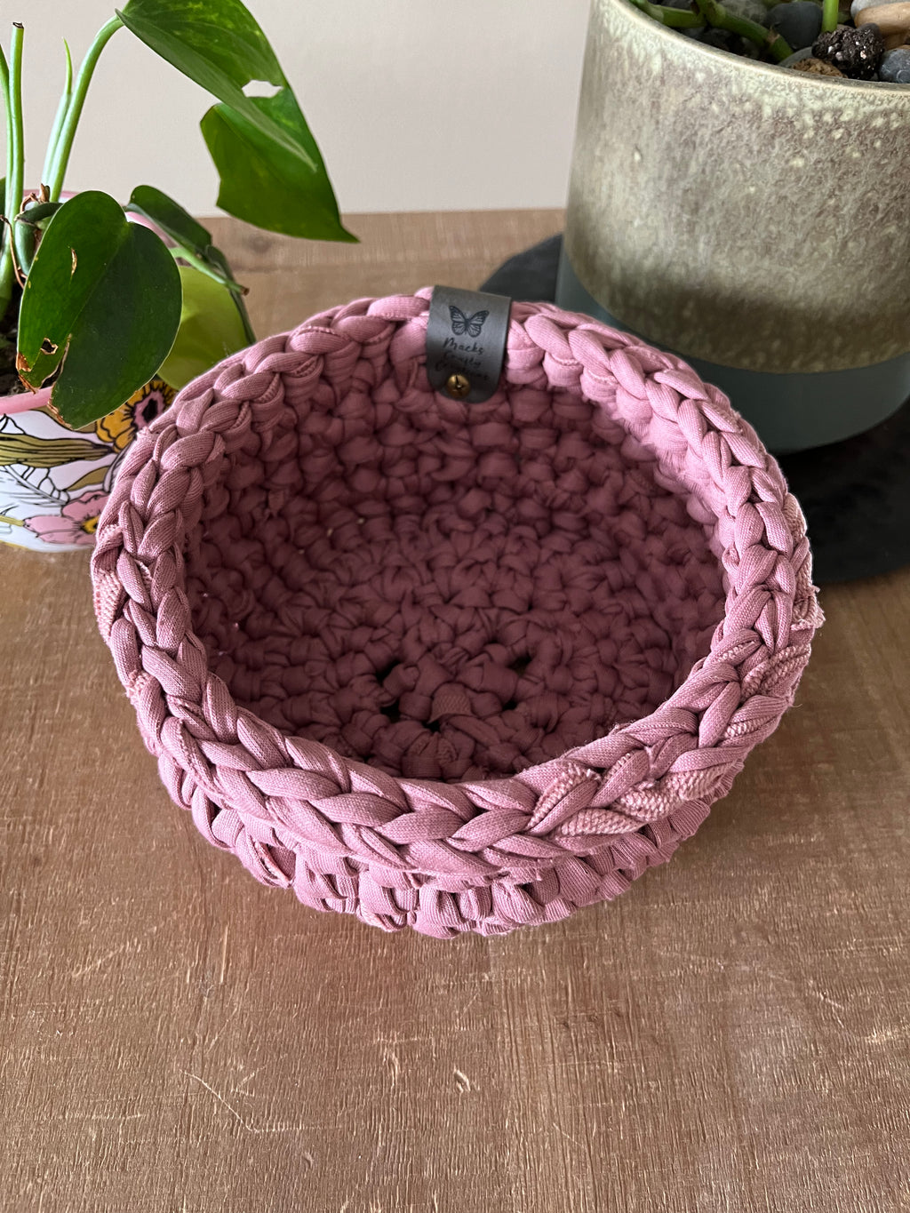 Venice Crocheted Storage Basket