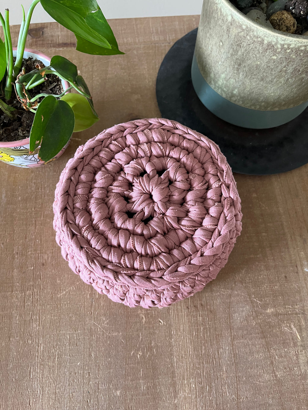 Venice Crocheted Storage Basket