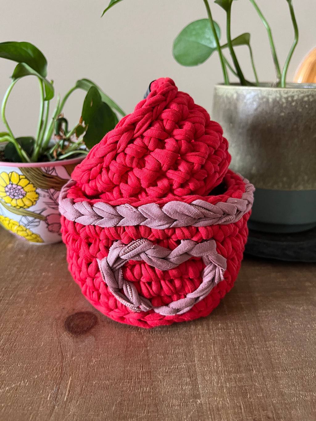 Paris Crocheted Nesting Storage Basket Set