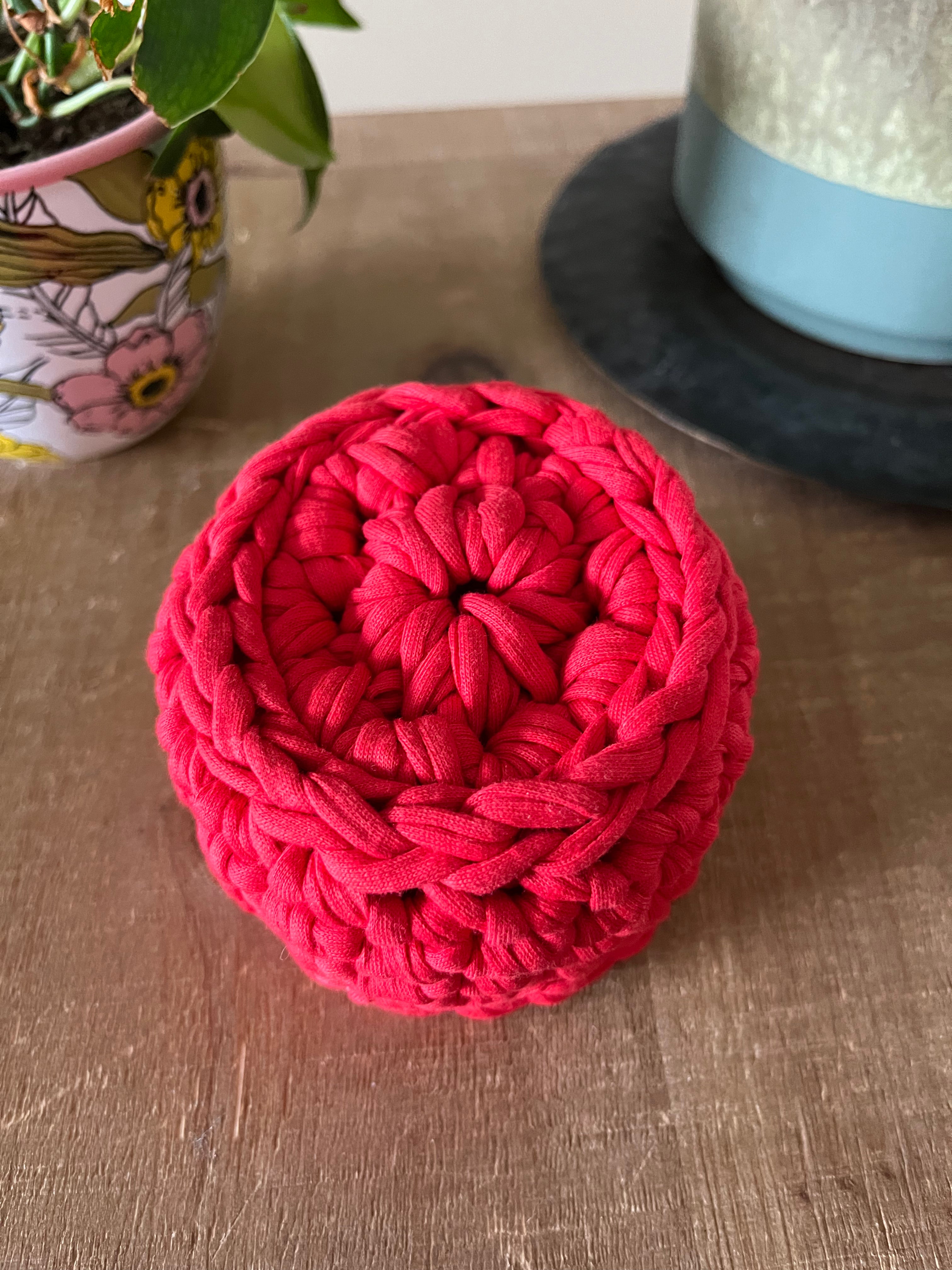 Paris Crocheted Nesting Storage Basket Set