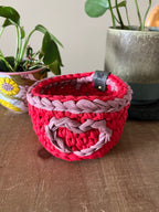 Paris Crocheted Nesting Storage Basket Set